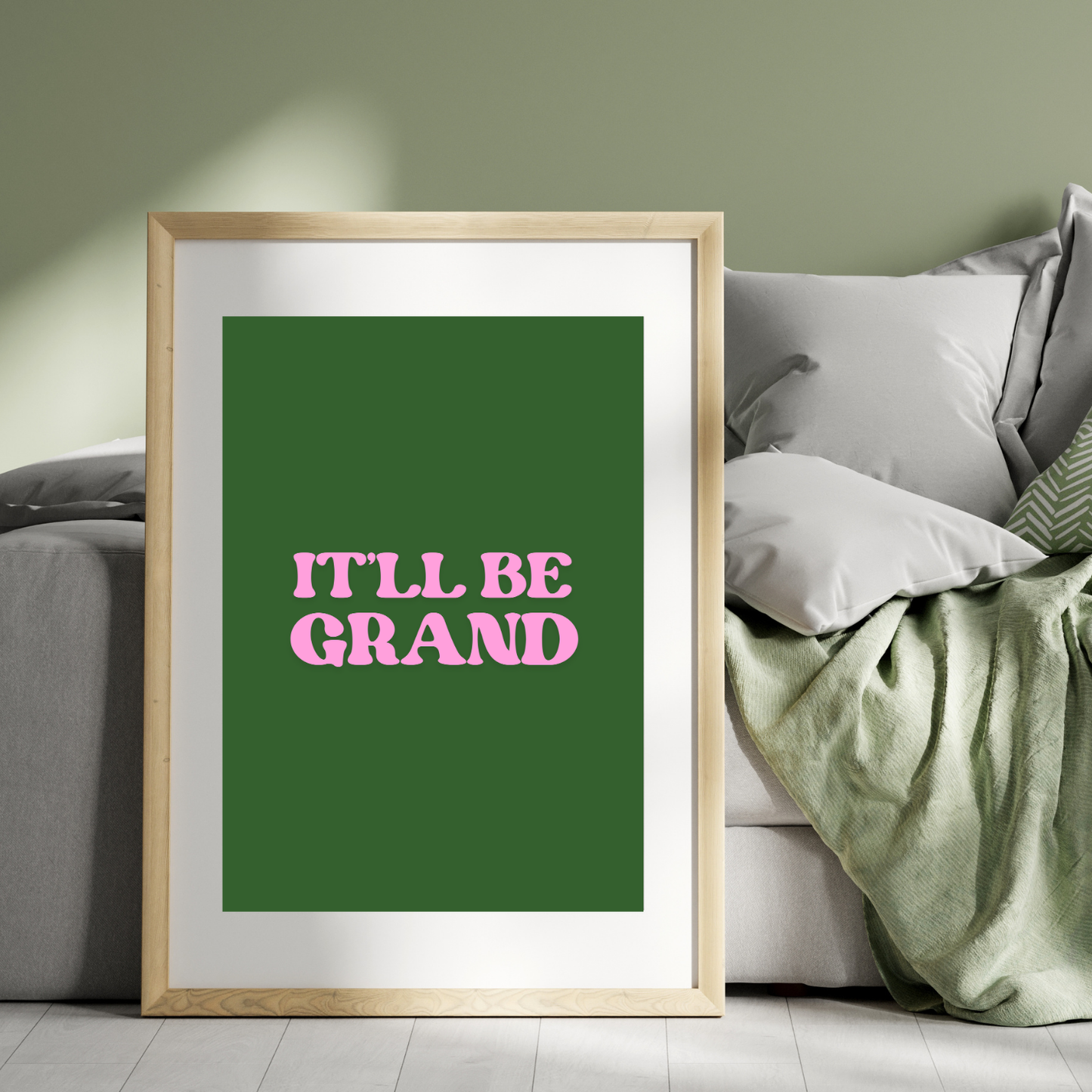 "It’ll Be Grand" – Modern Irish Slang Print