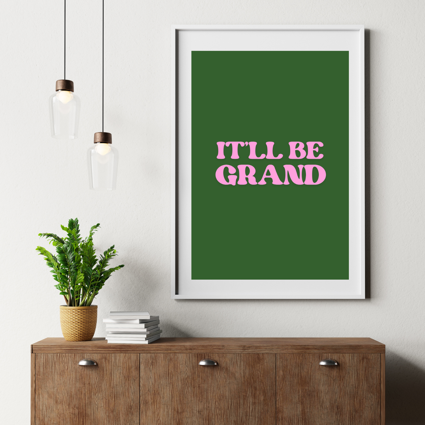 "It’ll Be Grand" – Modern Irish Slang Print