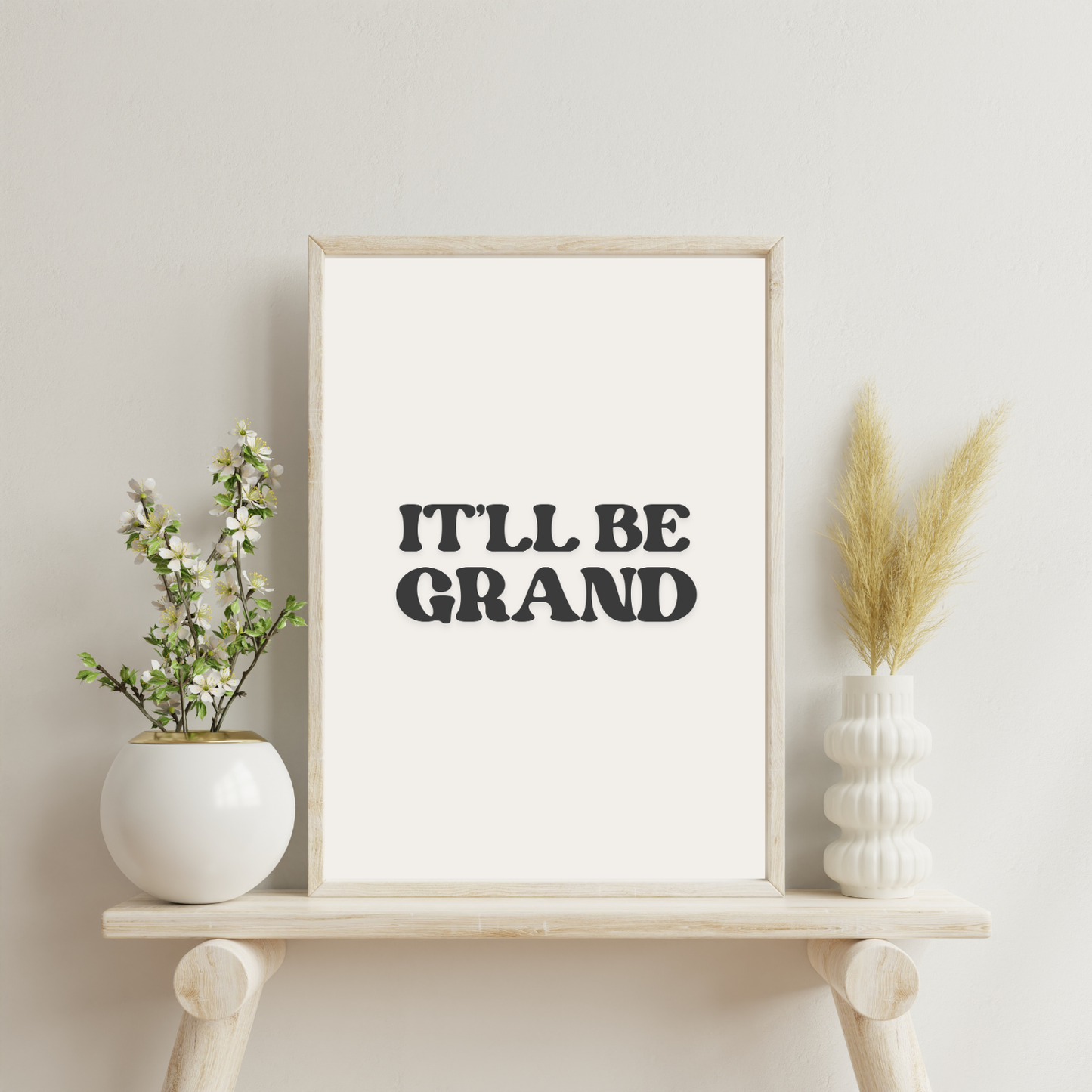 "It’ll Be Grand" – Modern Irish Slang Print