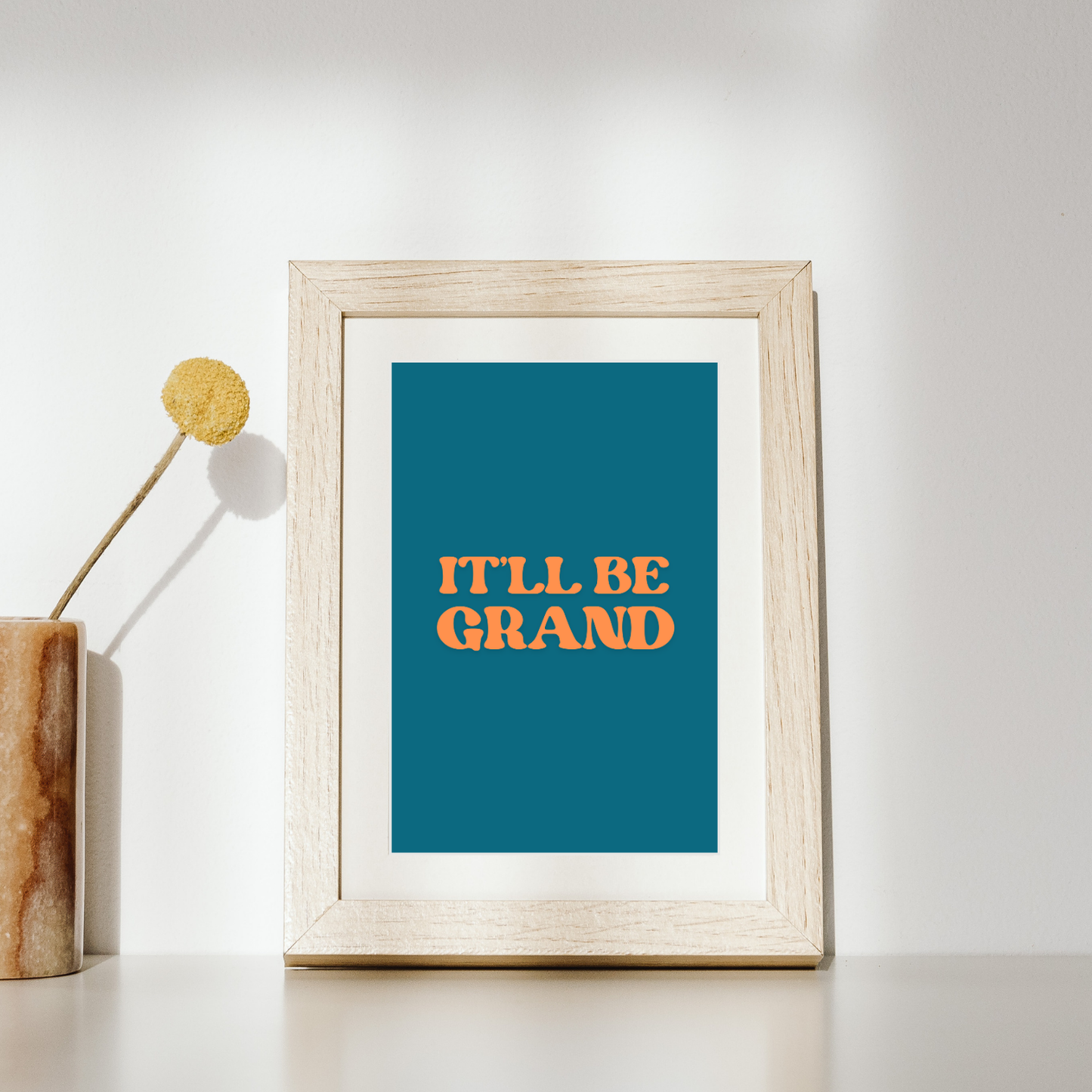"It’ll Be Grand" – Modern Irish Slang Print