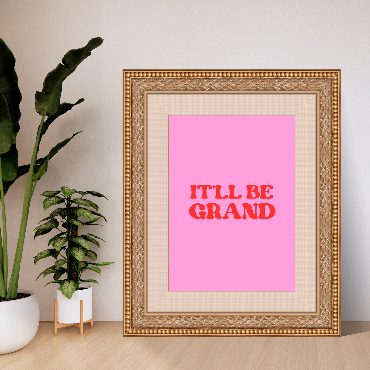 "It’ll Be Grand" – Modern Irish Slang Print