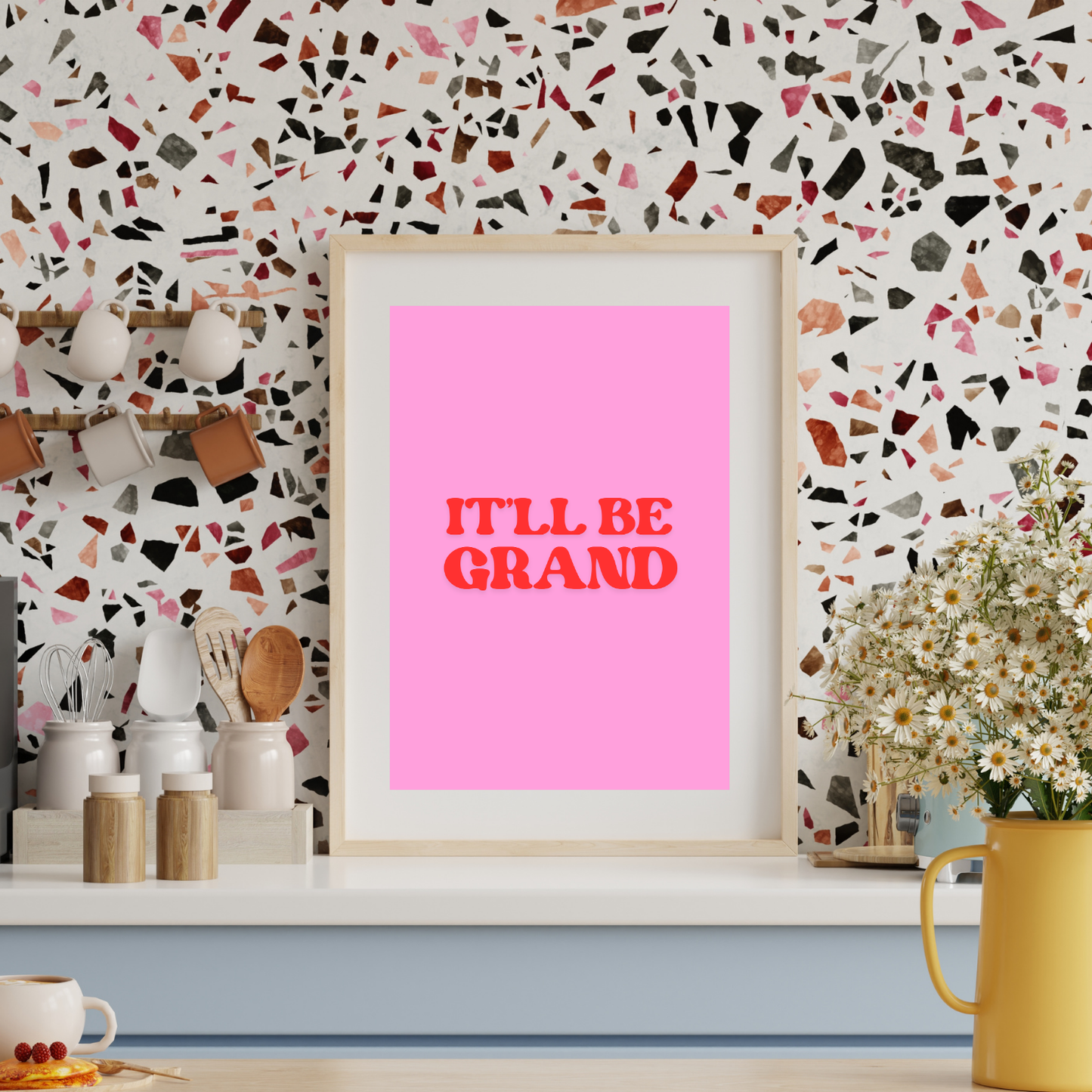 "It’ll Be Grand" – Modern Irish Slang Print