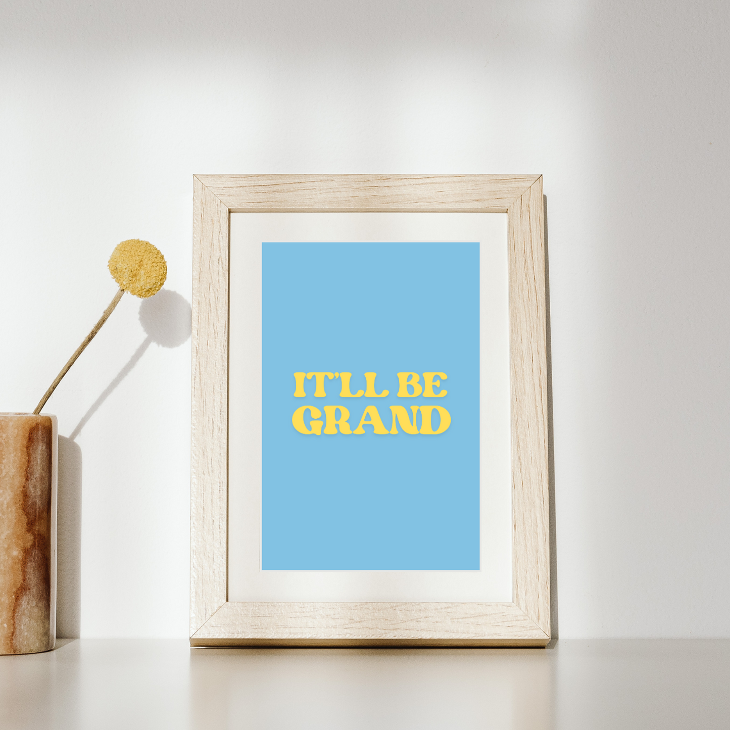 "It’ll Be Grand" – Modern Irish Slang Print