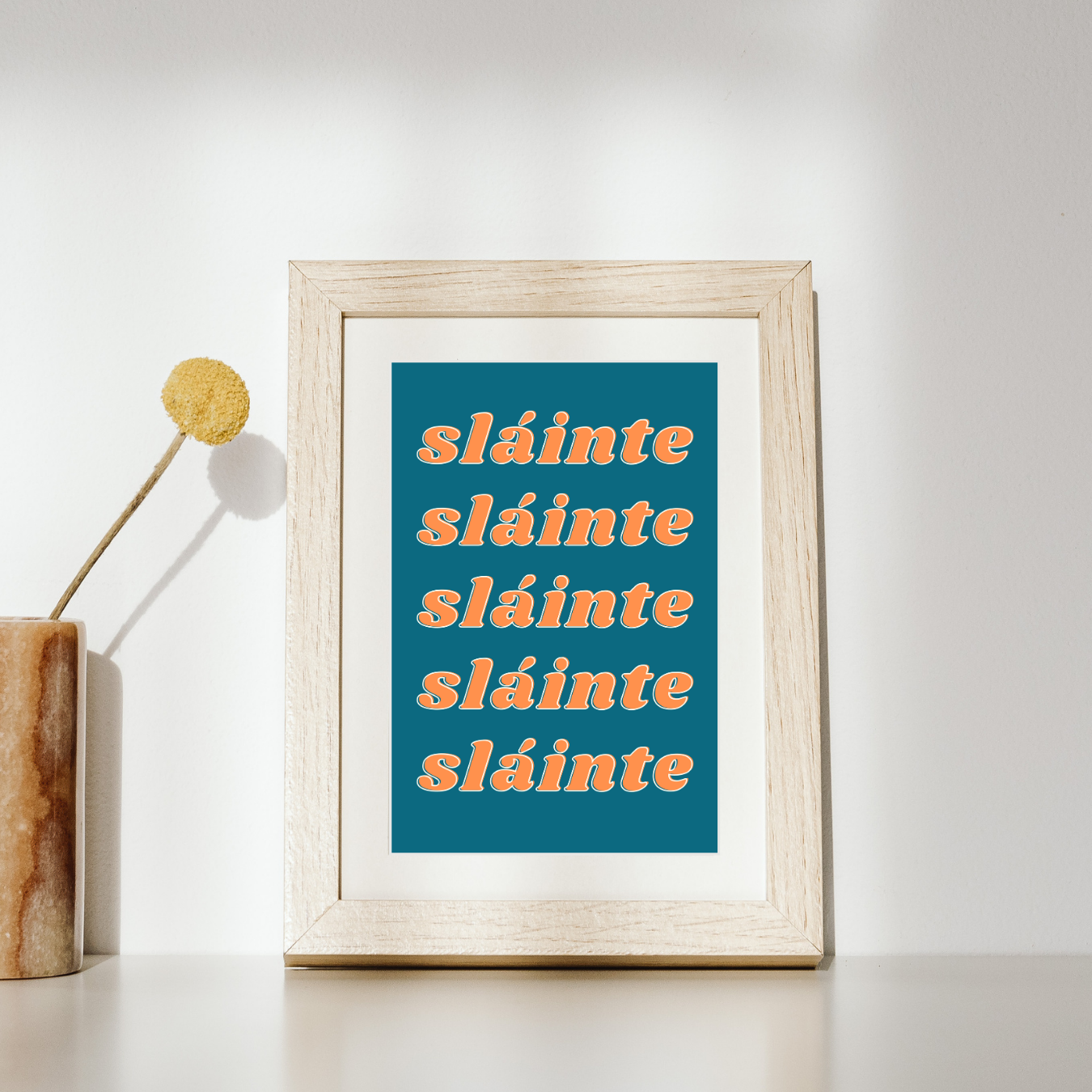 Sláinte – Modern Irish Wall Print