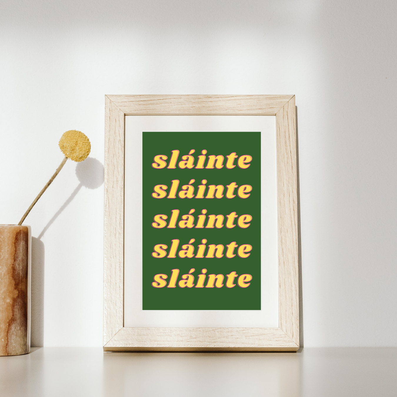 Sláinte – Modern Irish Wall Print
