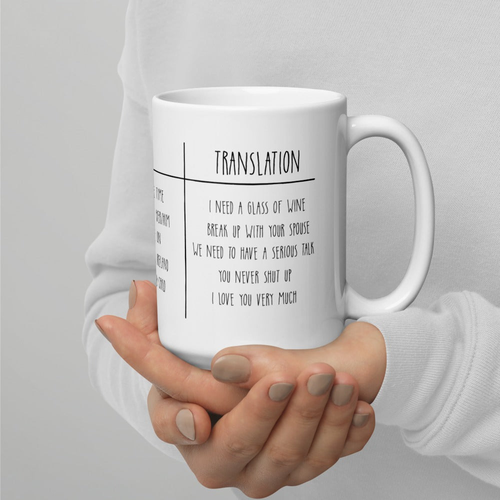 Irish Mum Sayings Mug