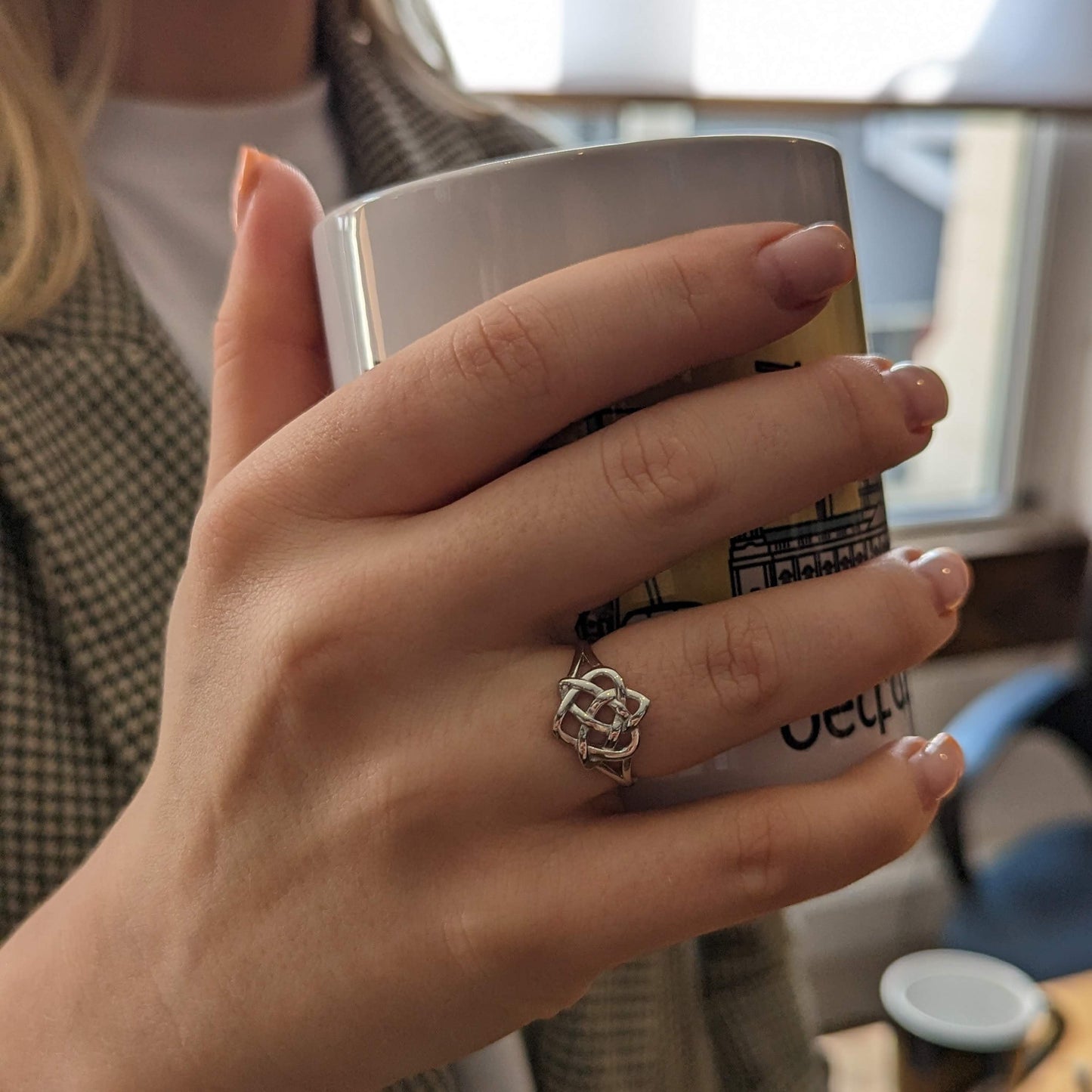 Sterling Silver Celtic Trinity Knot Ring