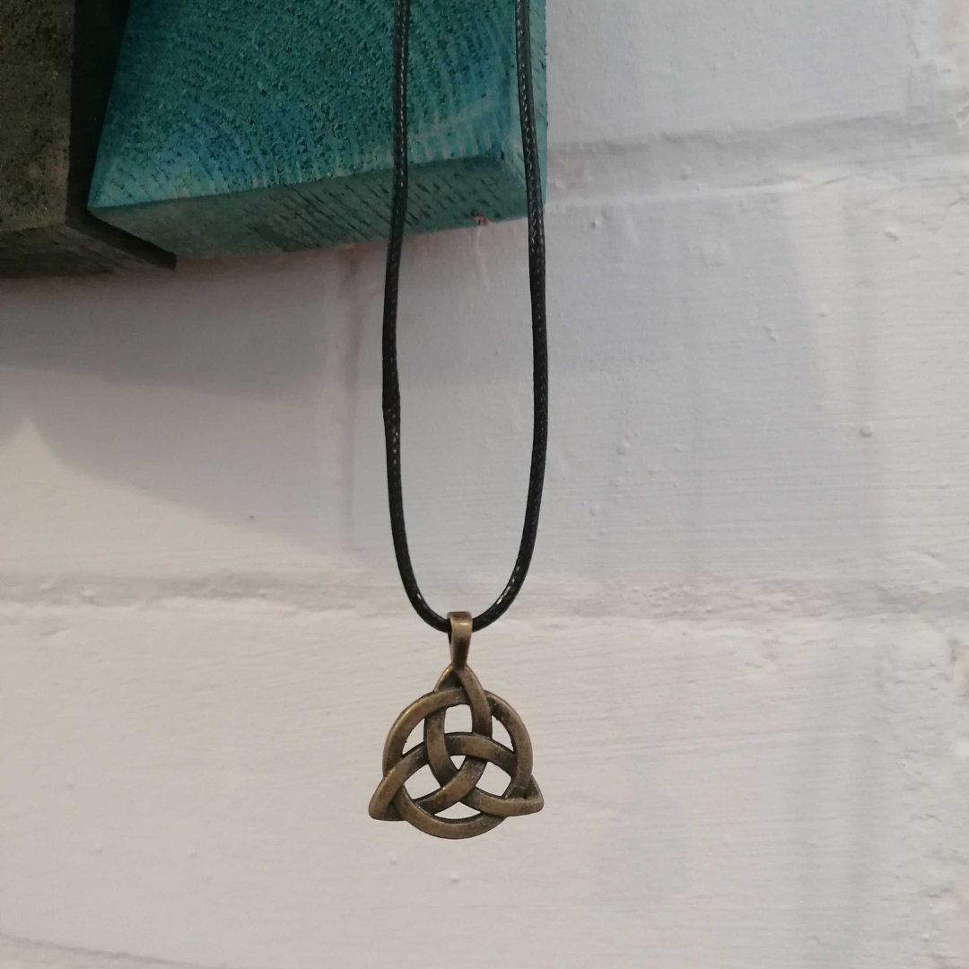 Celtic Trinity Knot Rope Necklace
