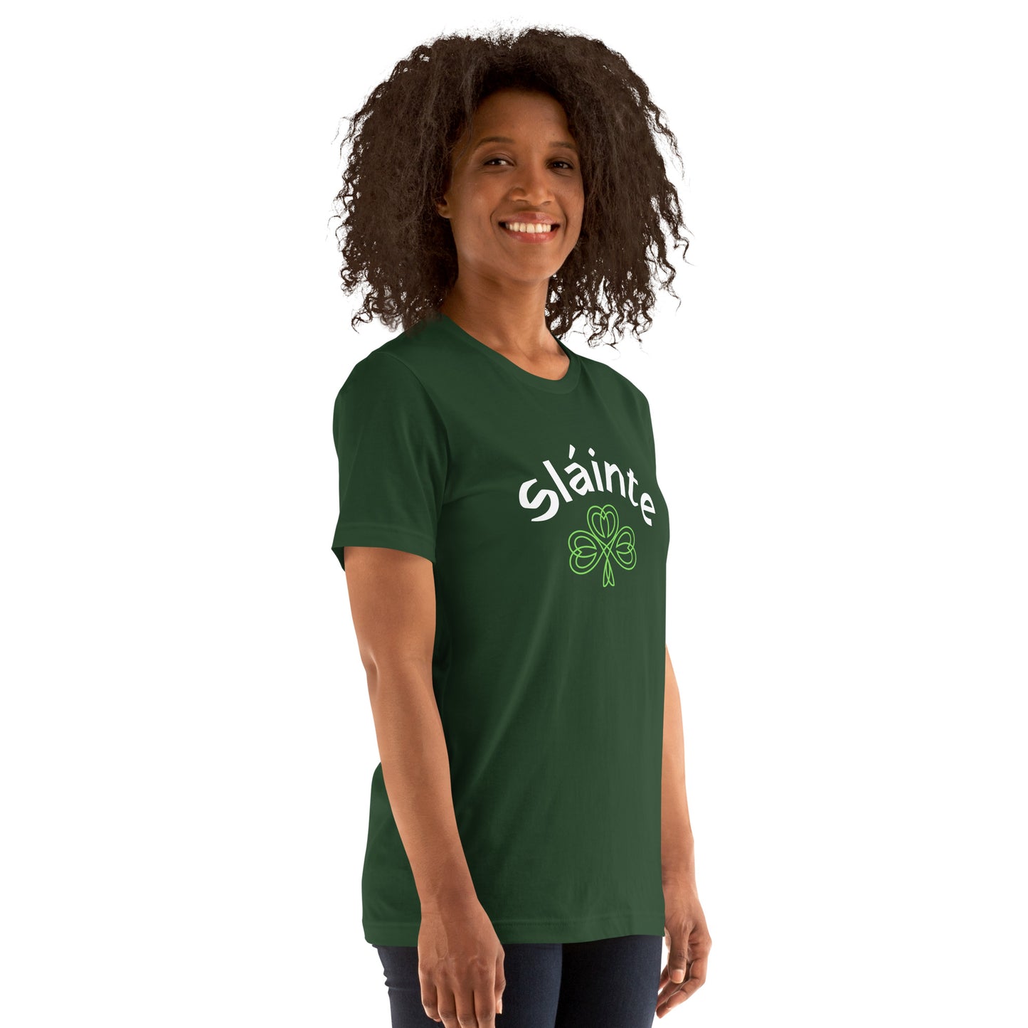 Sláinte Green Shamrock Unisex T-shirt