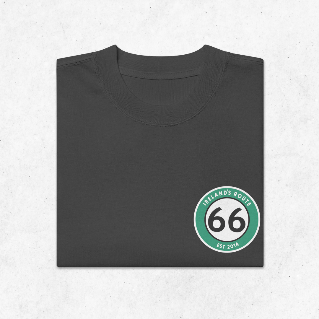 Ireland's Route 66 Unisex Oversized T-Shirt (Black)