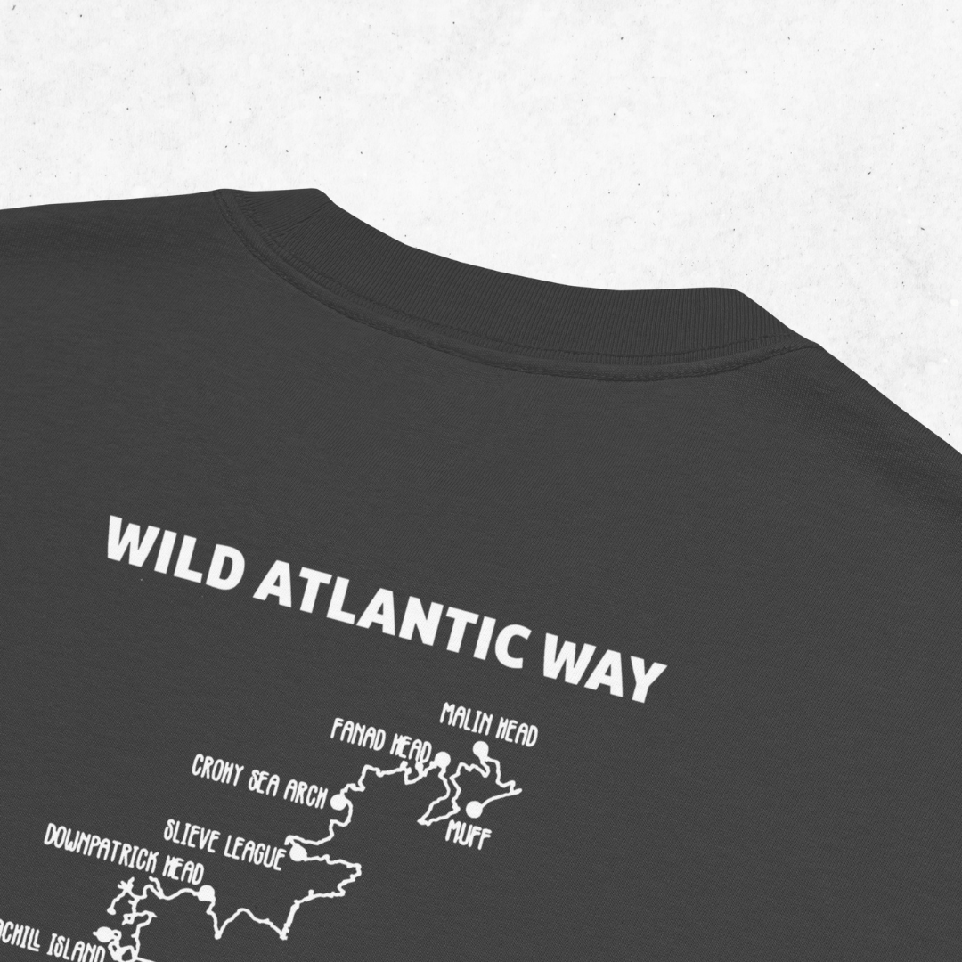 Ireland's Route 66 Unisex Oversized T-Shirt (Black)