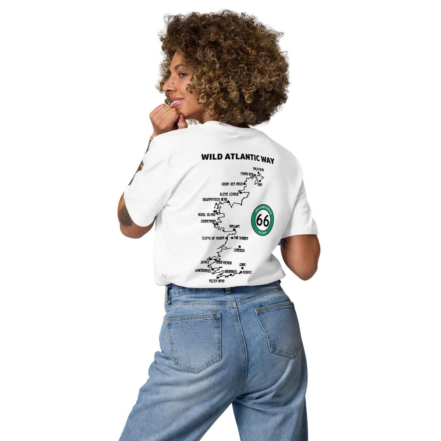 Ireland's Route 66 Unisex T-Shirt (White)