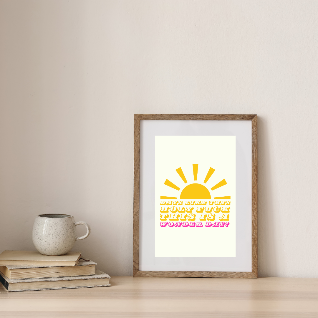 “Wonder Day” – Belfast-Inspired Wall Print