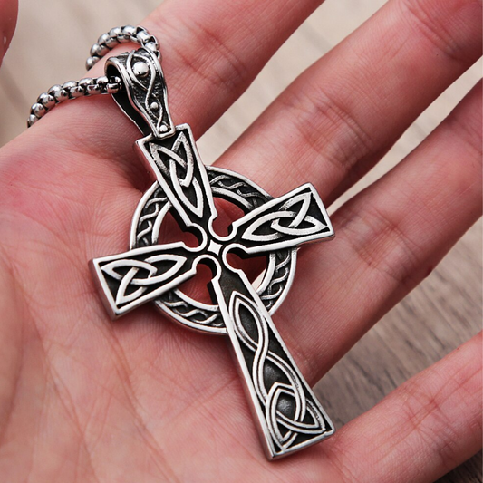 Vintage Celtic Cross Necklace