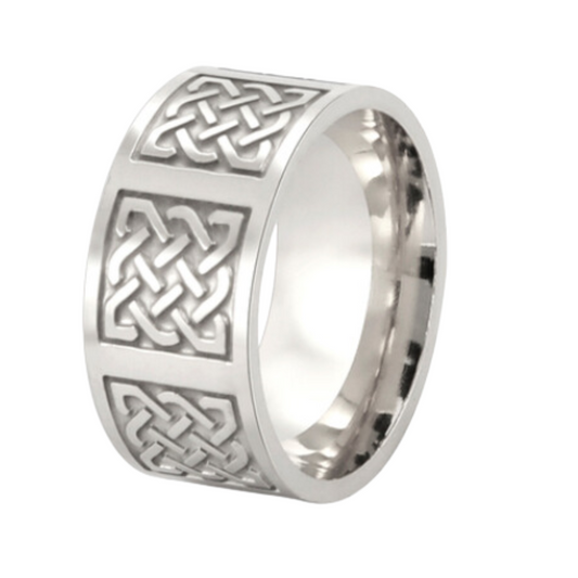 Celtic Knot Viking Ring Silver