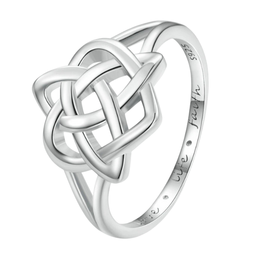 Sterling Silver Celtic Trinity Knot Ring