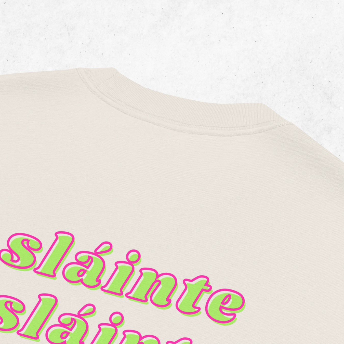 Sláinte Oversized Tee Unisex – Trendy Irish Vibes