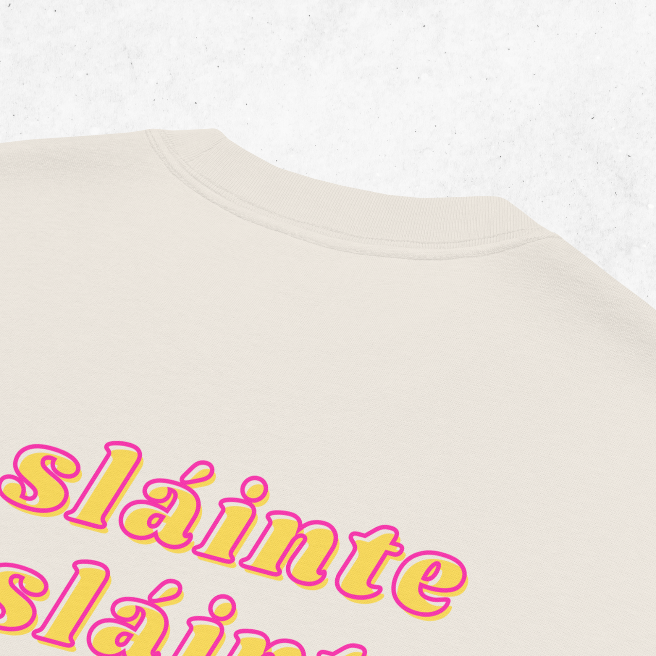 Sláinte Oversized Tee Unisex – Trendy Irish Vibes