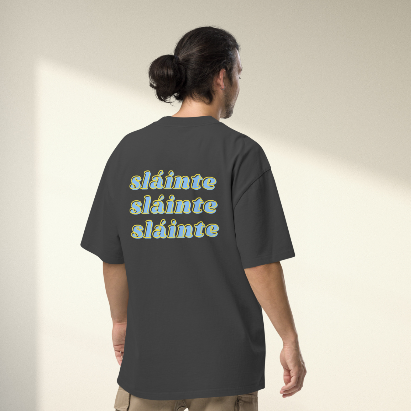 Sláinte Oversized Tee Unisex – Trendy Irish Vibes