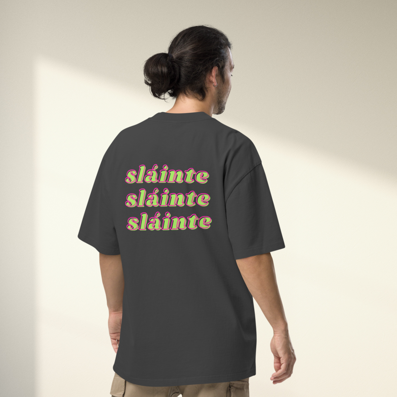 Sláinte Oversized Tee Unisex – Trendy Irish Vibes