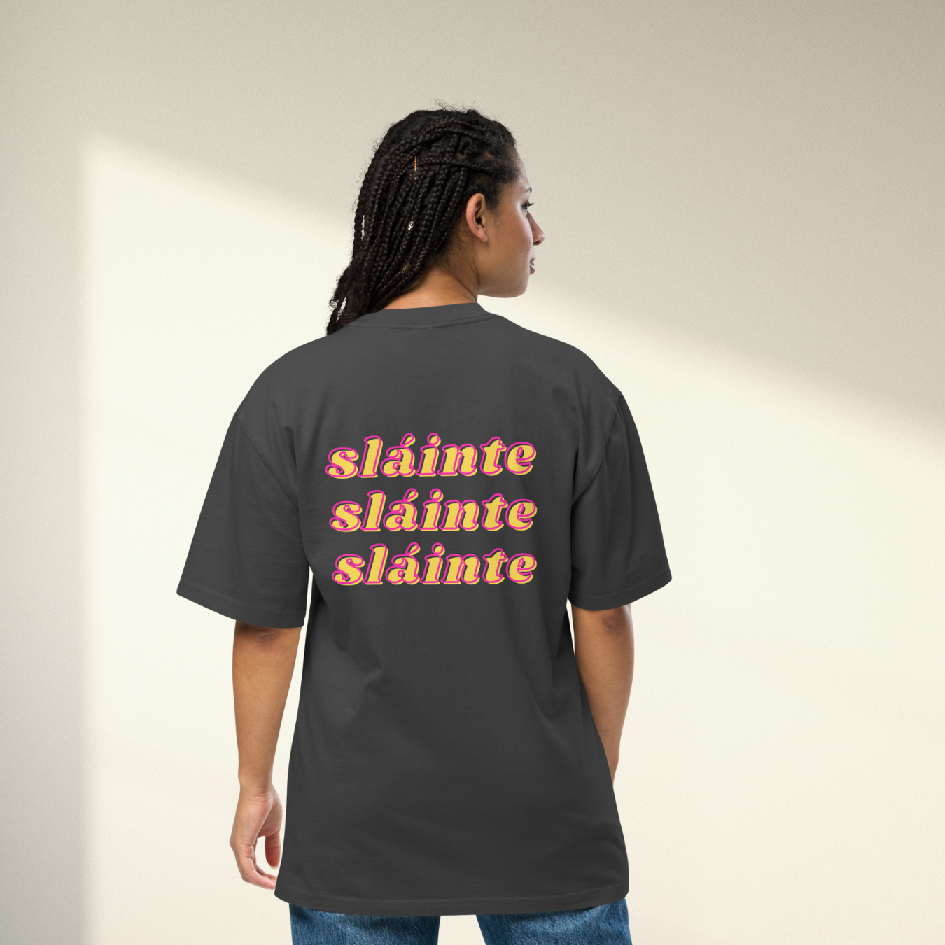 Sláinte Oversized Tee Unisex – Trendy Irish Vibes