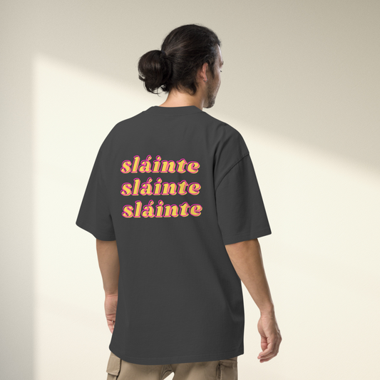 Sláinte Oversized Tee Unisex – Trendy Irish Vibes