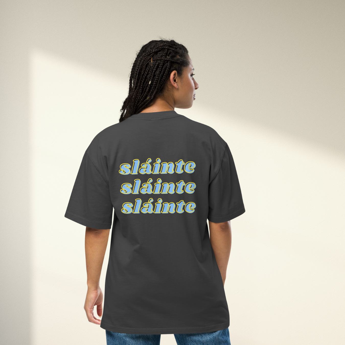 Sláinte Oversized Tee Unisex – Trendy Irish Vibes