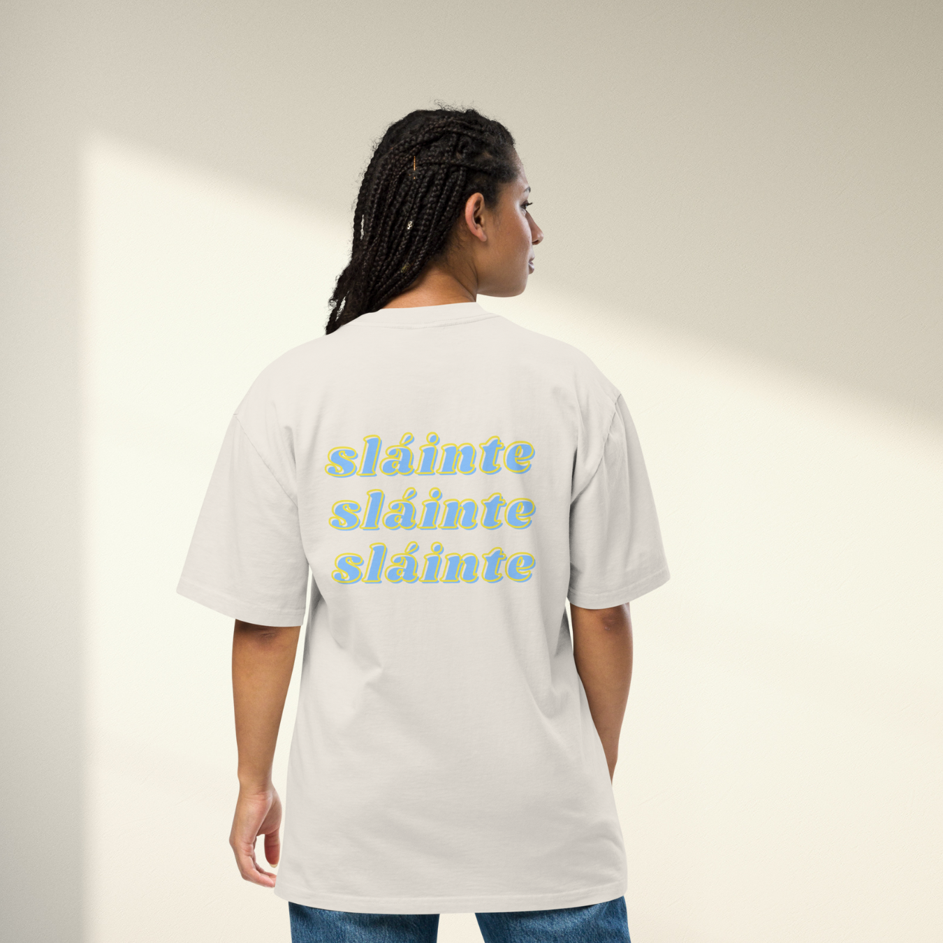 Sláinte Oversized Tee Unisex – Trendy Irish Vibes