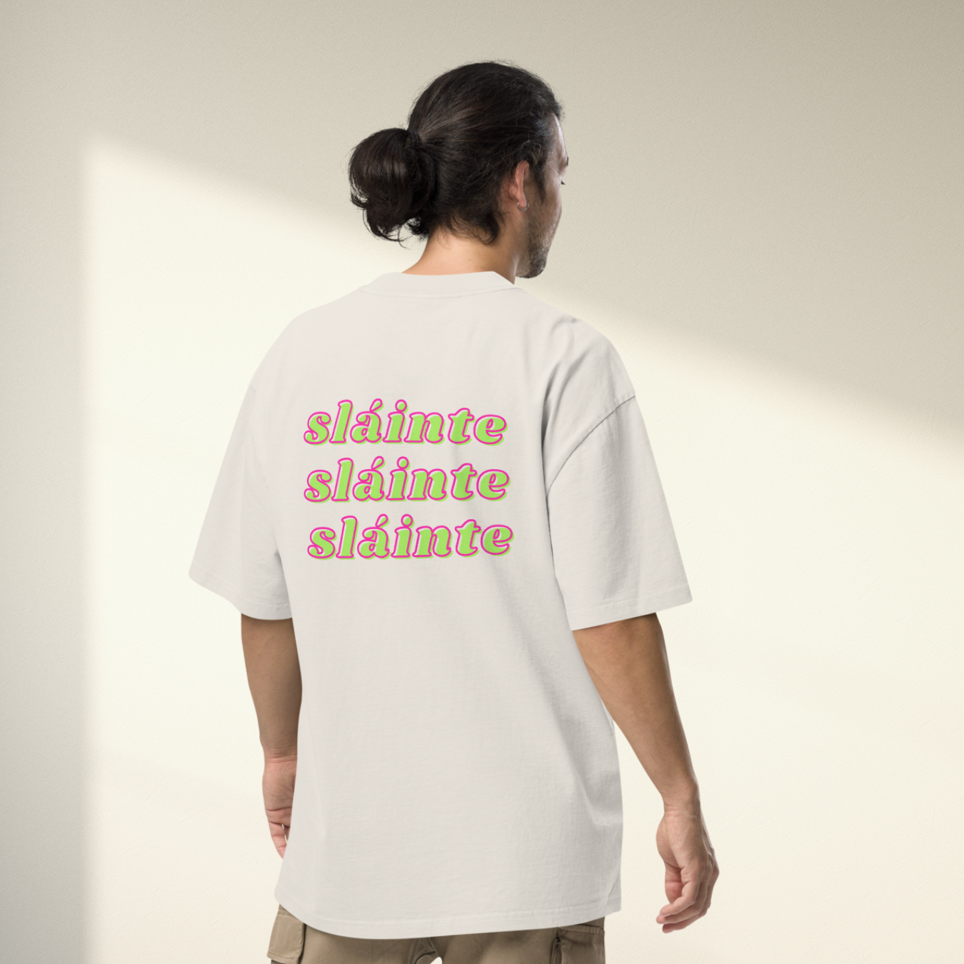 Sláinte Oversized Tee Unisex – Trendy Irish Vibes