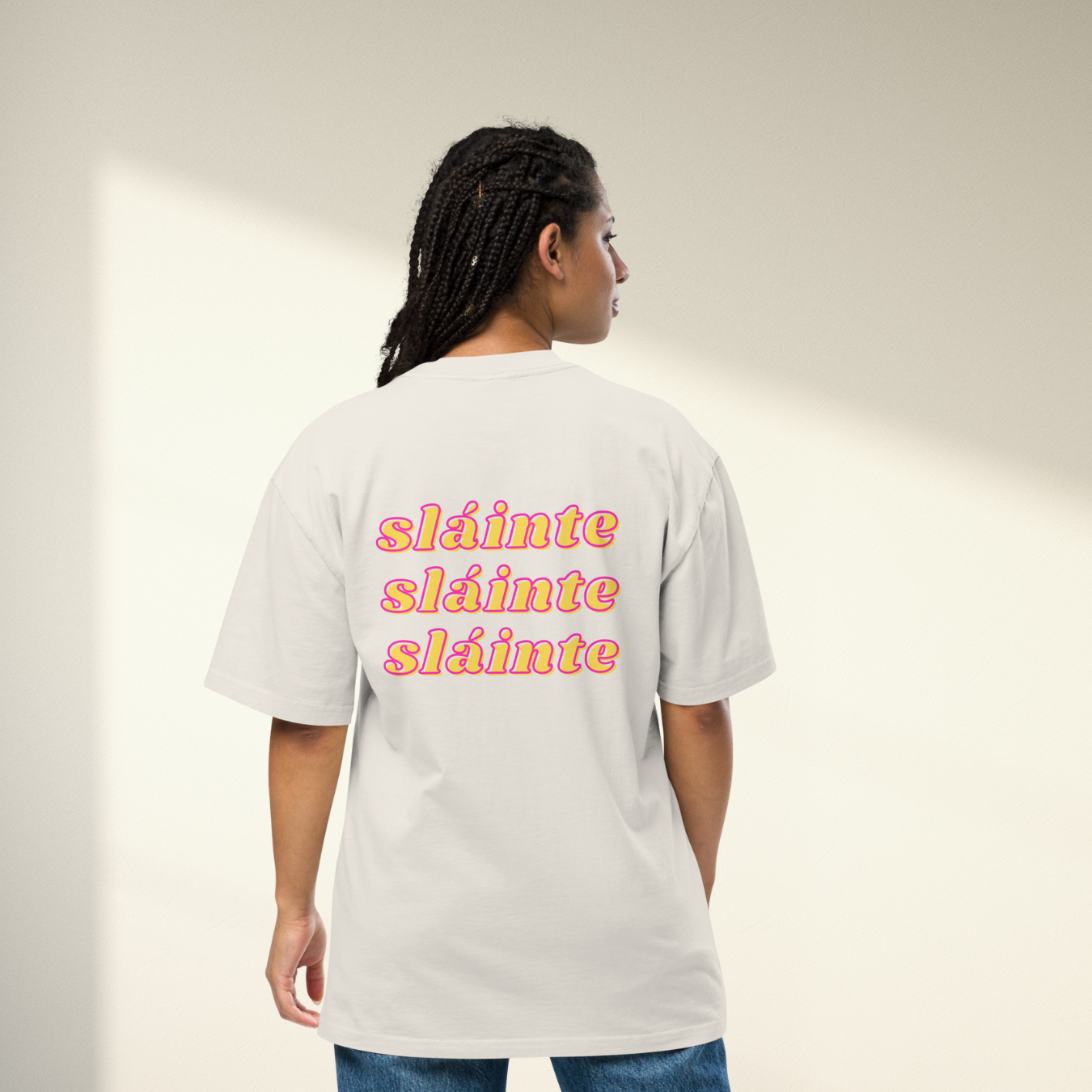 Sláinte Oversized Tee Unisex – Trendy Irish Vibes