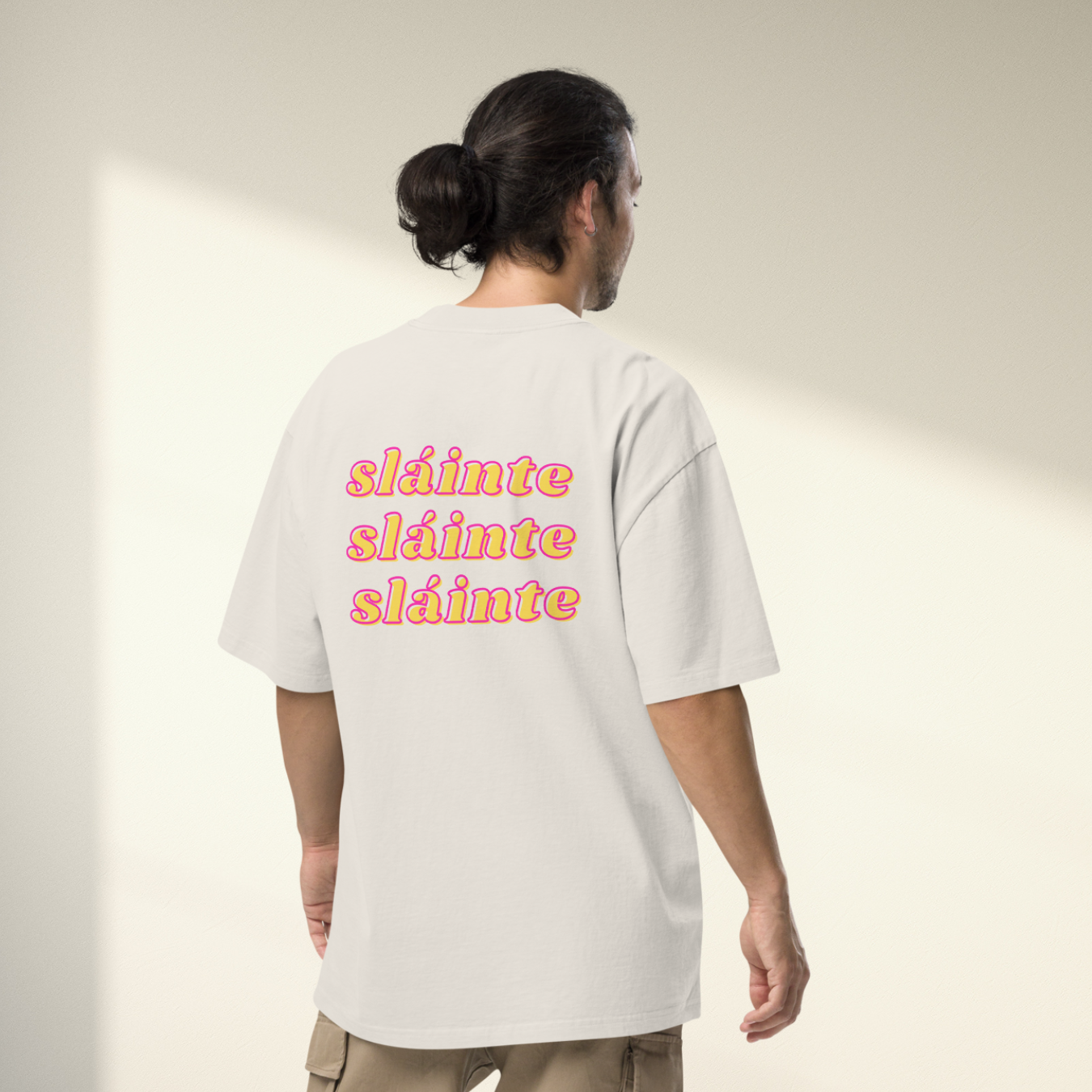 Sláinte Oversized Tee Unisex – Trendy Irish Vibes