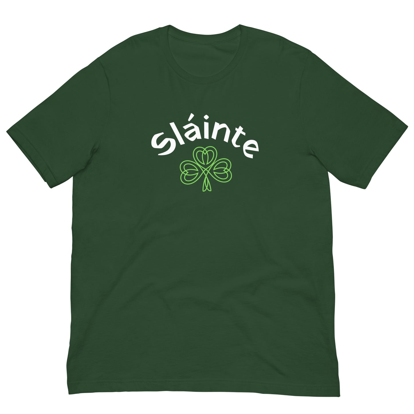 Sláinte Green Shamrock Unisex T-shirt