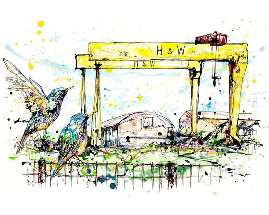Belfast Cranes (limited edition)