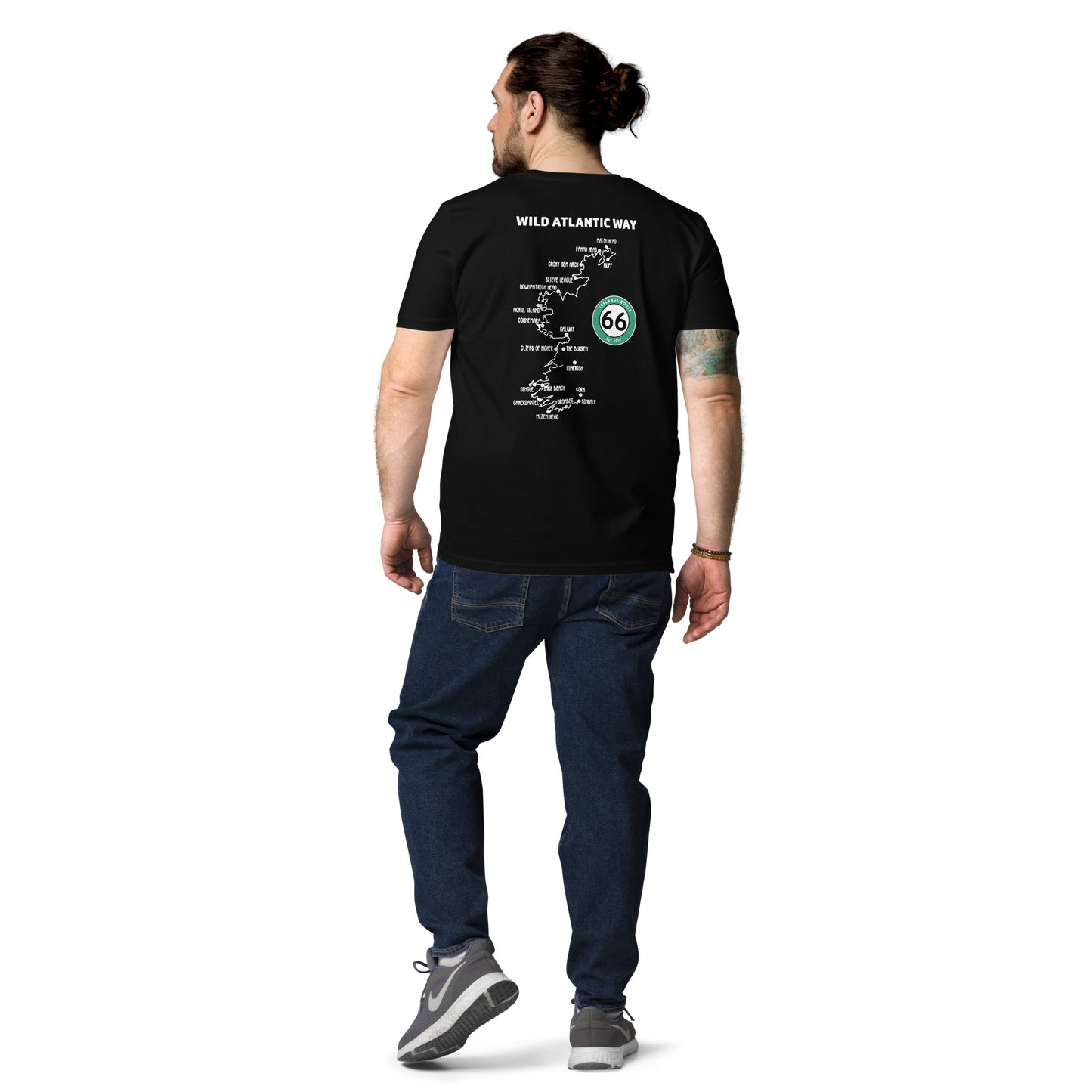 Ireland's Route 66 Unisex T-Shirt (Black)
