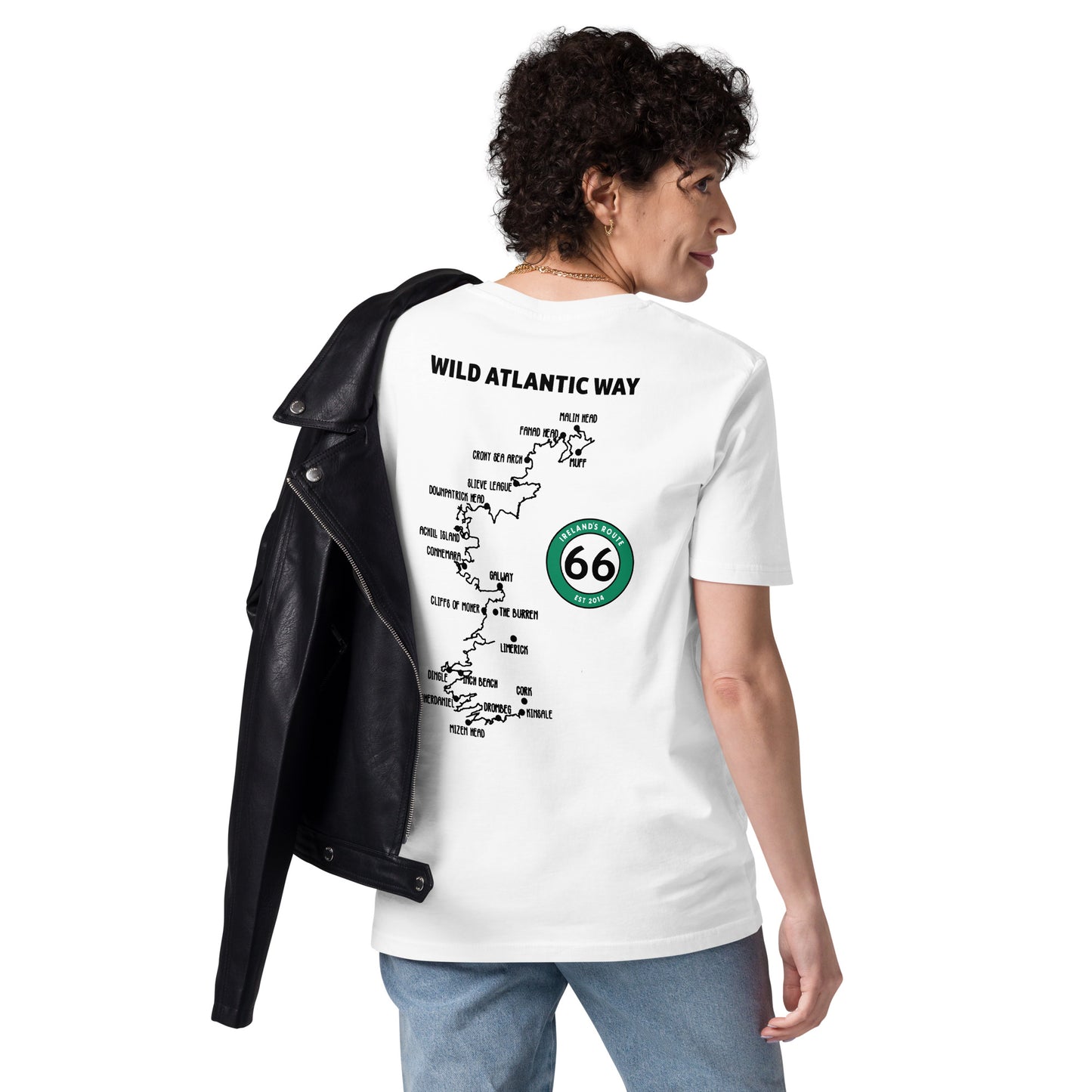 Ireland's Route 66 Unisex T-Shirt (White)