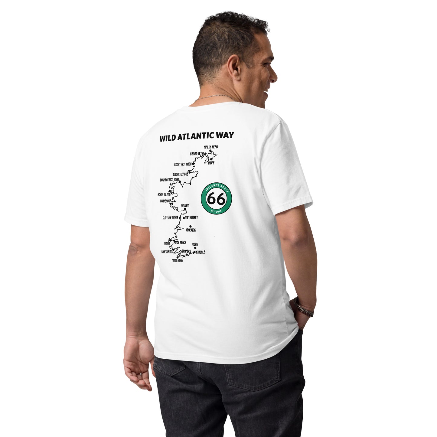 Ireland's Route 66 Unisex T-Shirt (White)