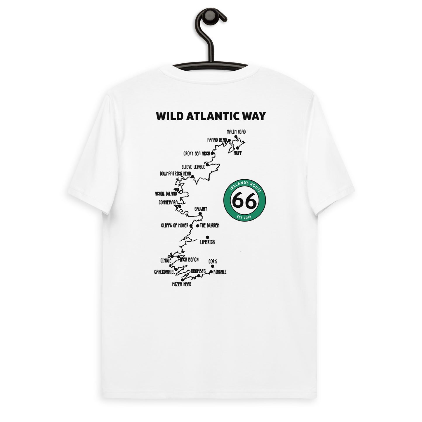 Ireland's Route 66 Unisex T-Shirt (White)